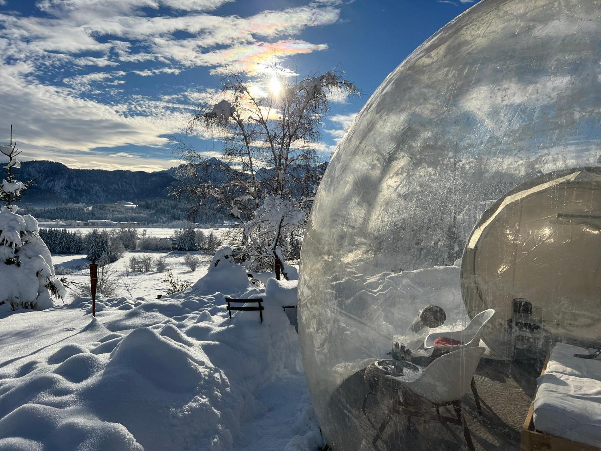 Bubble Tent Fuessen Im Allgaeu Buitenkant foto