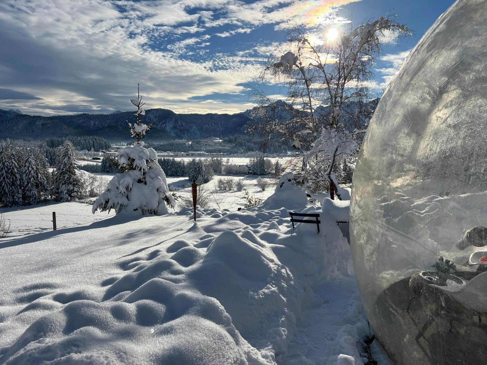 Bubble Tent Fuessen Im Allgaeu Buitenkant foto