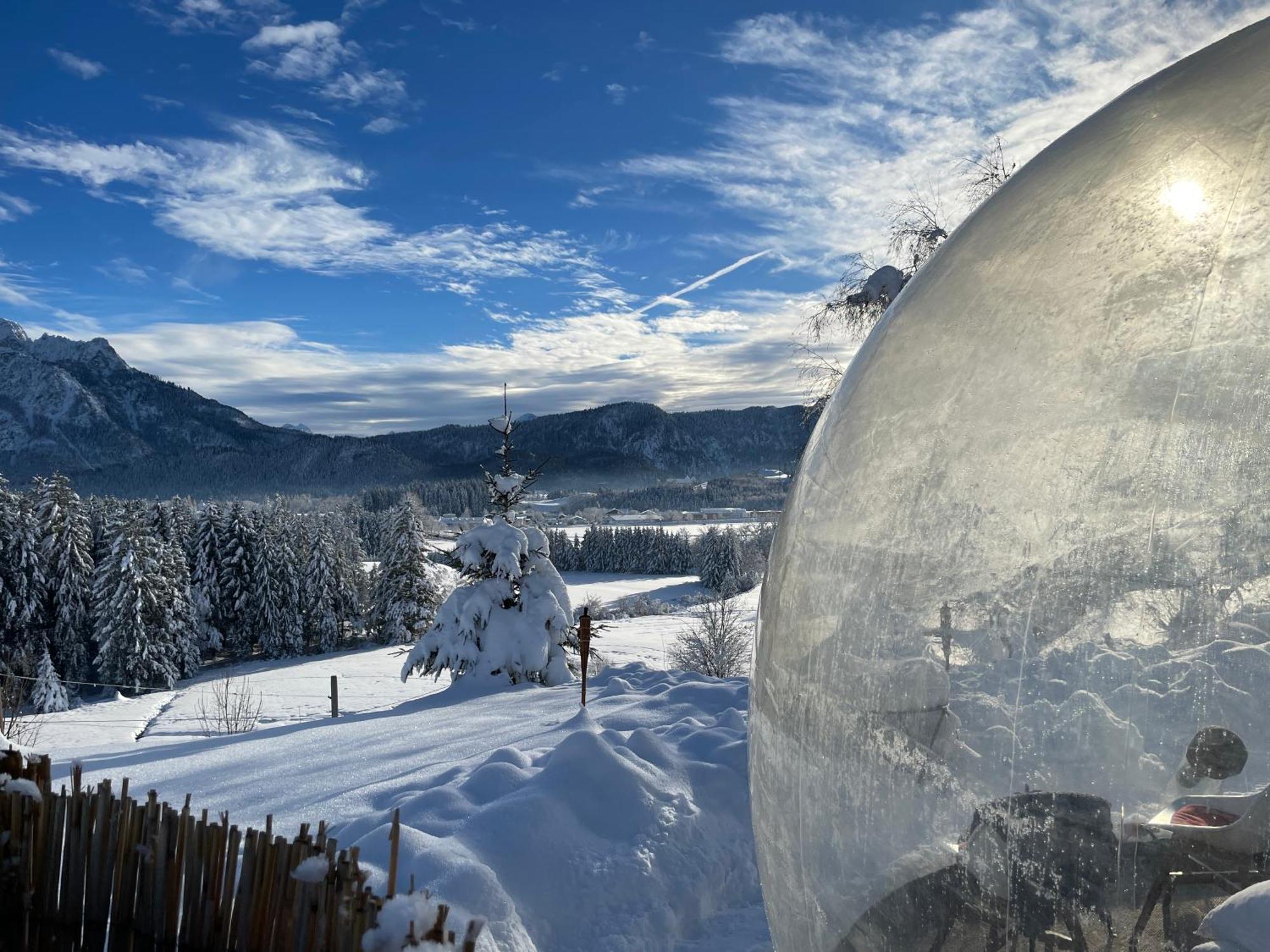 Bubble Tent Fuessen Im Allgaeu Buitenkant foto
