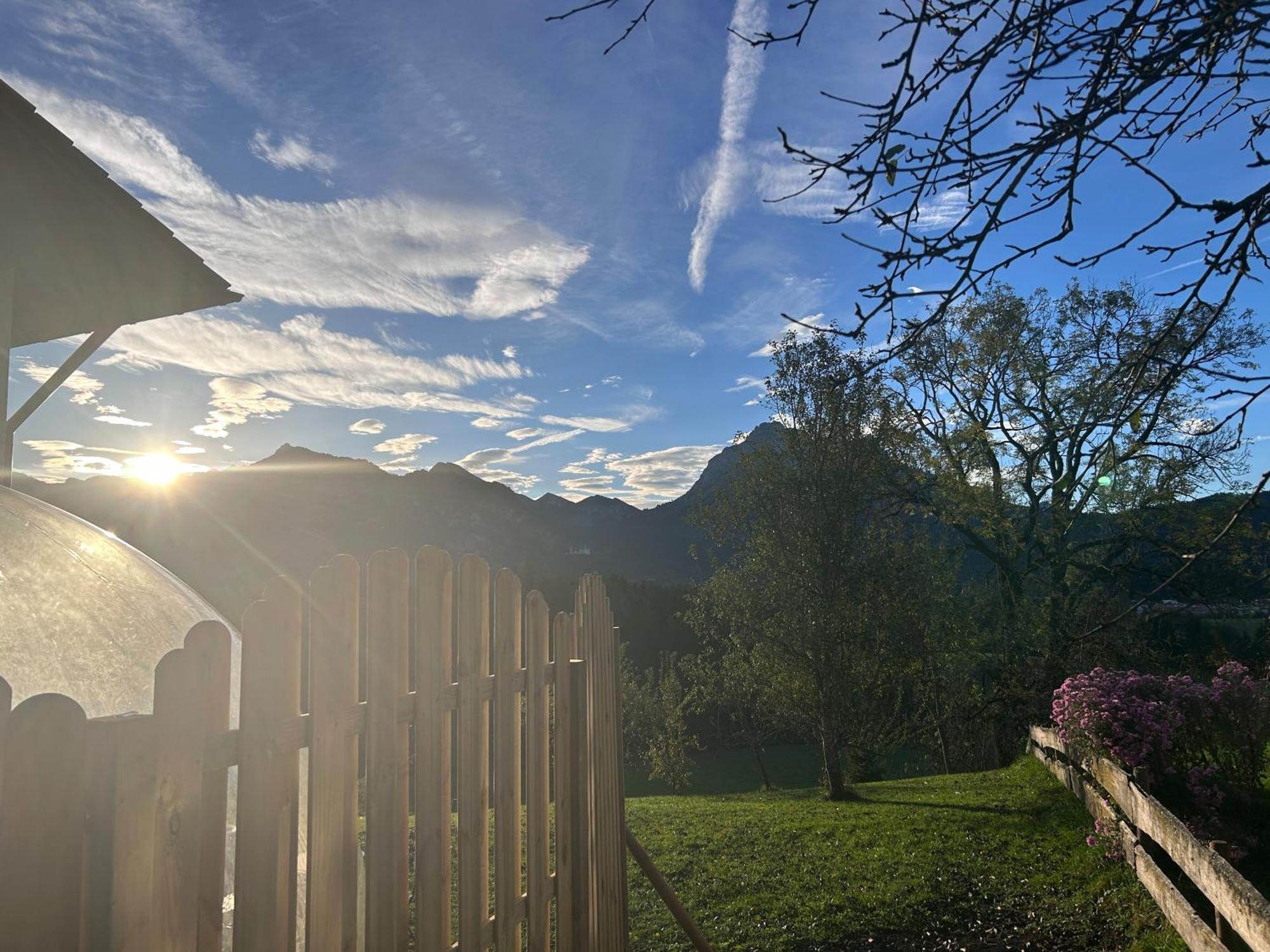 Bubble Tent Fuessen Im Allgaeu Buitenkant foto